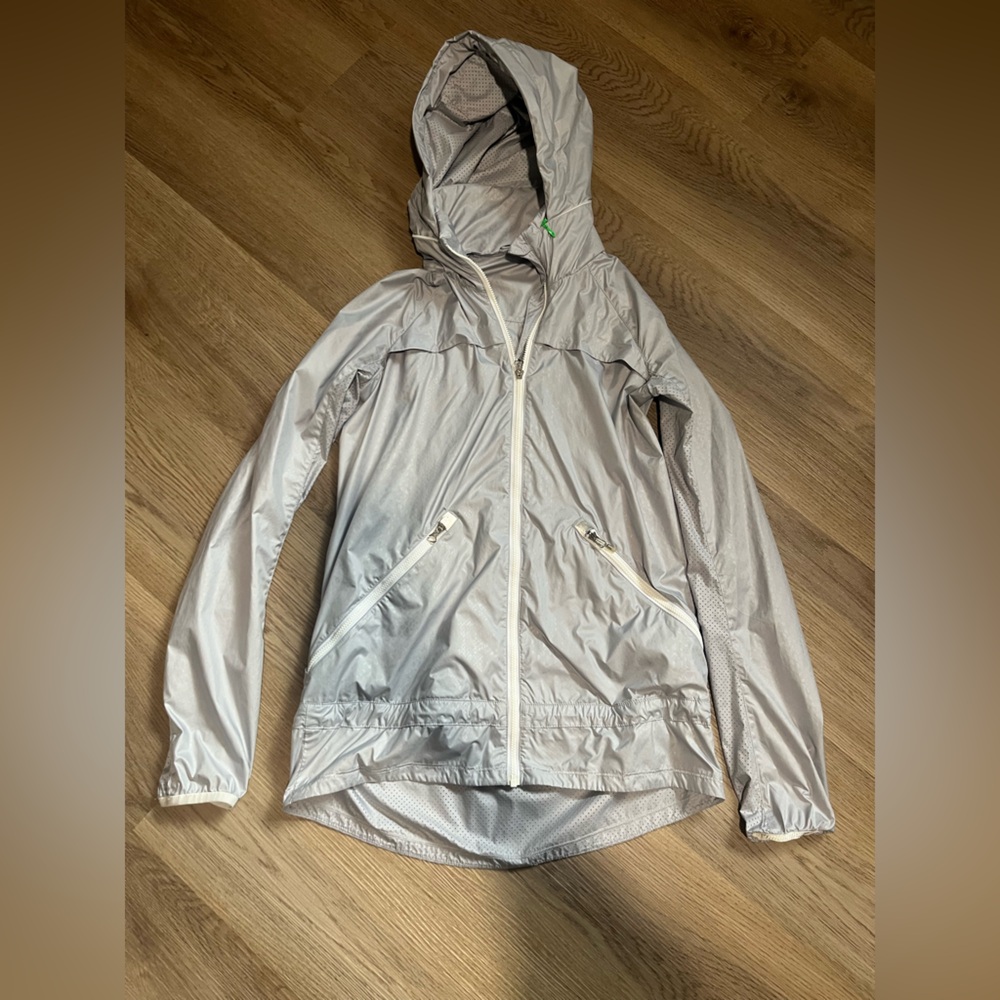 lululemon athletica Silver Windbreaker Jacket